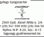  - Fagyöngy Gyógyszertár