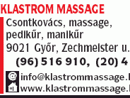 Klastrom Massage