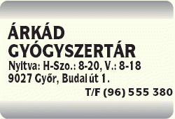   - Árkád Gyógyszertár